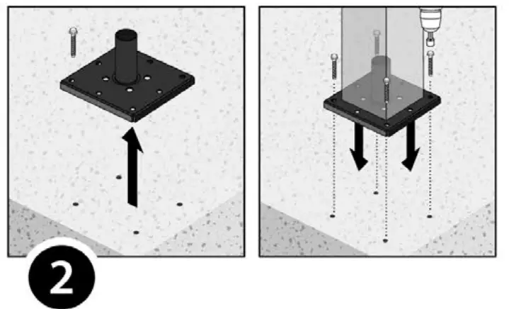 TITAN 4x4 4x6 Wood Post Anchor - fig 8