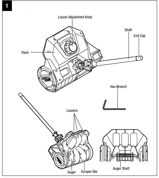 EGO SSA1200 Snow Shovel Attachment - 5