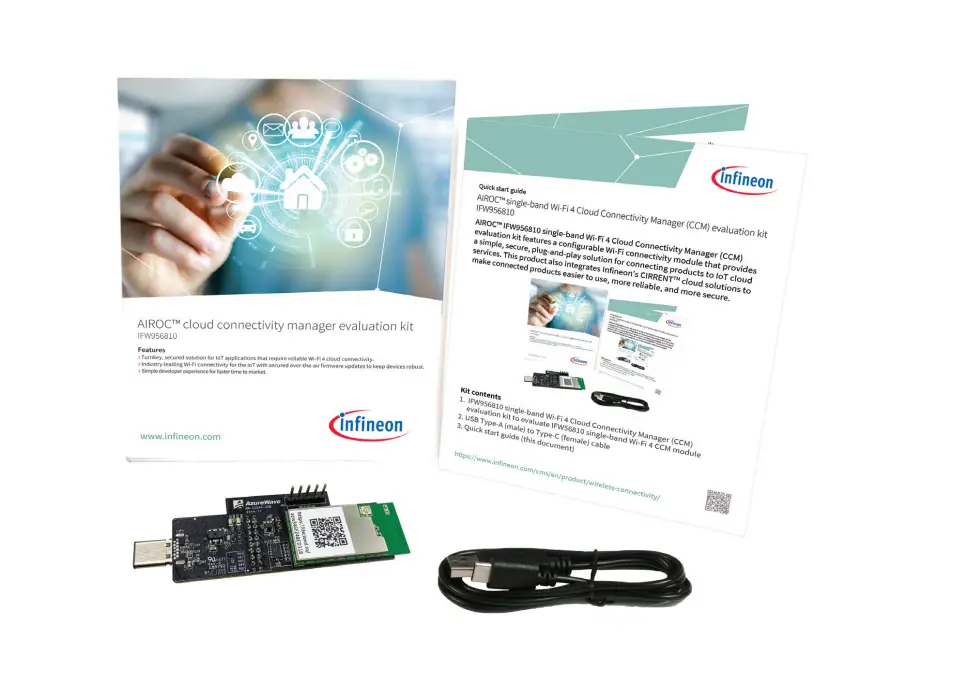 Infineon Ifw956810 Airoc Single-band Wi-fi 4 Cloud Connectivity Manager User Guide Infineon Ifw956810 Airoc Single-band Wi-fi 4 Cloud Connectivity Manager User Guide