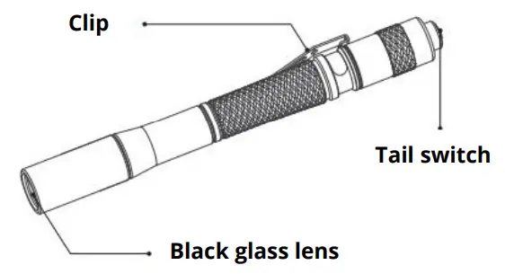 WUBEN E19UV Pen Light Flashlight - fig 2