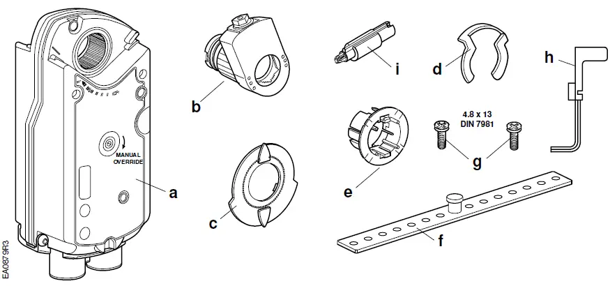 SIEMENS-OpenAir-GMA-Series-Rotary-Spring-Return-Actuator-fig-1