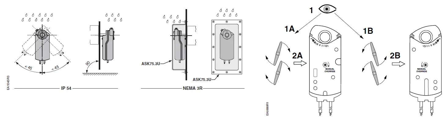 SIEMENS-OpenAir-GMA-Series-Rotary-Spring-Return-Actuator-fig-2