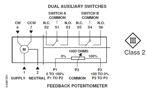 SIEMENS-OpenAir-GMA-Series-Rotary-Spring-Return-Actuator-fig-8