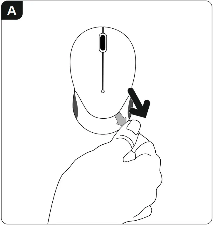 hama 00182654 Wireless Mini Mouse - FIGURE A