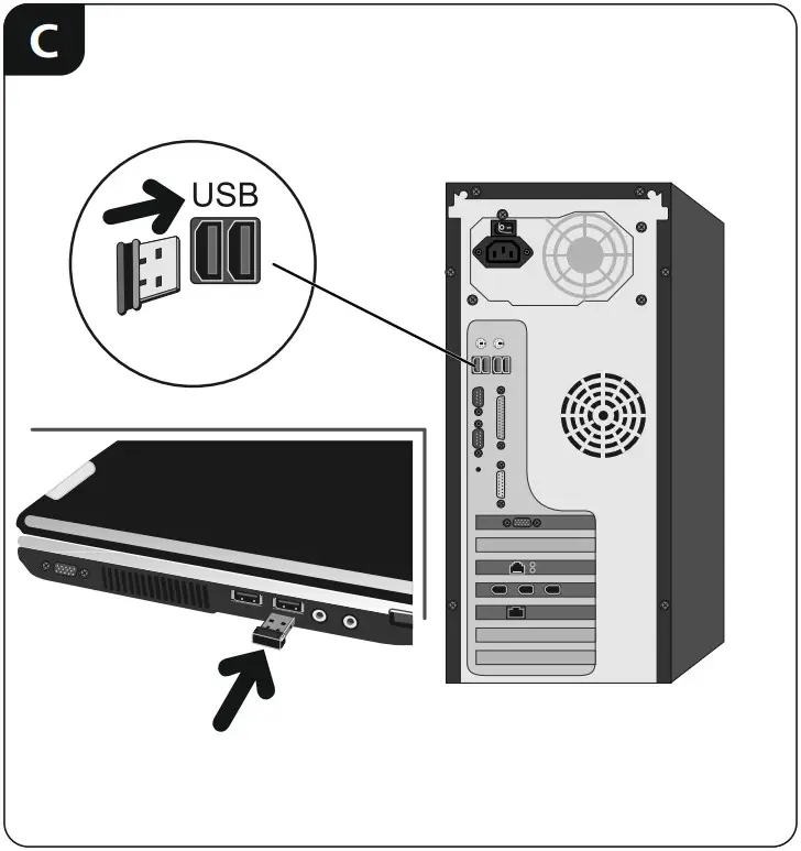 hama 00182654 Wireless Mini Mouse - FIGURE C