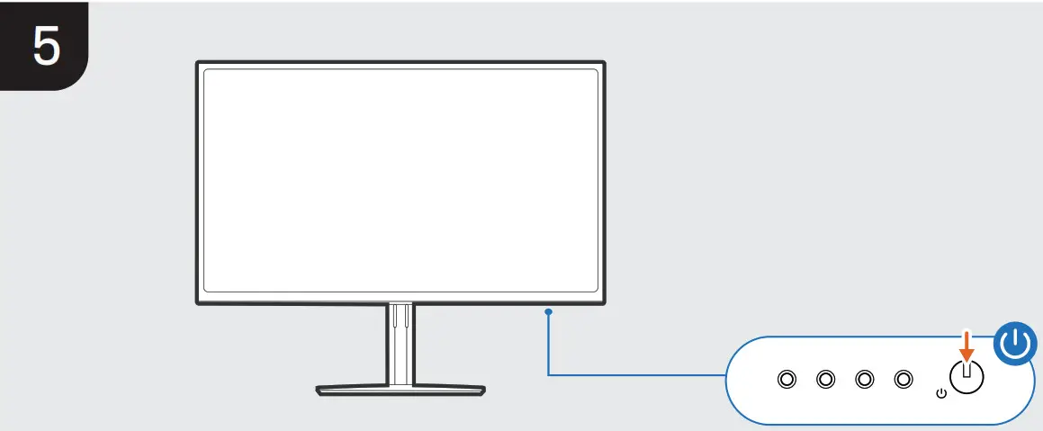 DELL E2722HS Monitor - 5