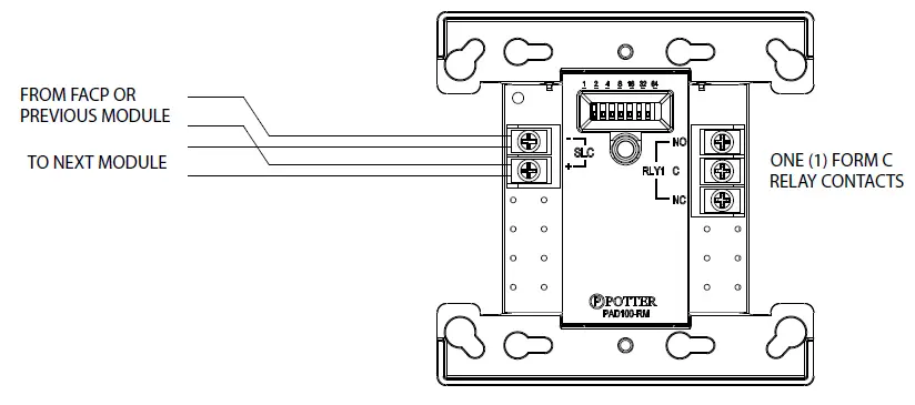 POTTER-PAD100-RM-Relay-Module-fig-4