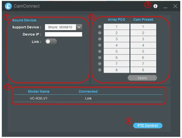Lumens CamConnect PTZ Camera - 4