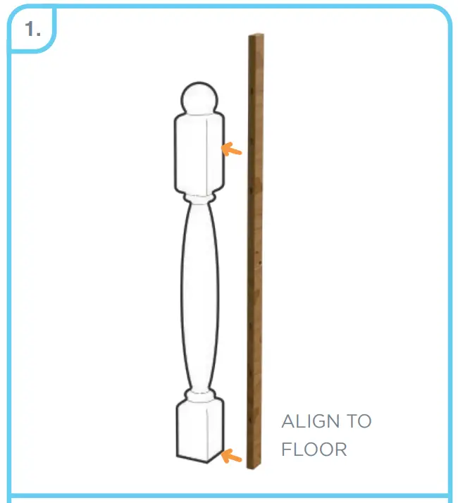 Perma Child Safety 3101 Banister Adapter Kit - FLOOR