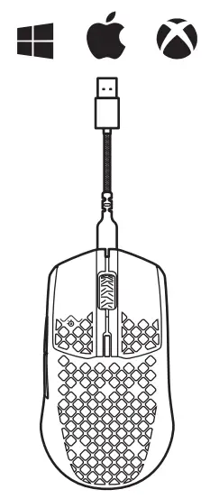 steelseries AEROX 3 Ultra Lightweight Wireless Gaming Mouse - SETUP