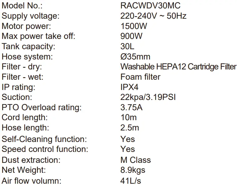 RYOBI-RACWDV30MC-Wet-and-Dry-Vacuum-Cleaner-M-Class- (17)