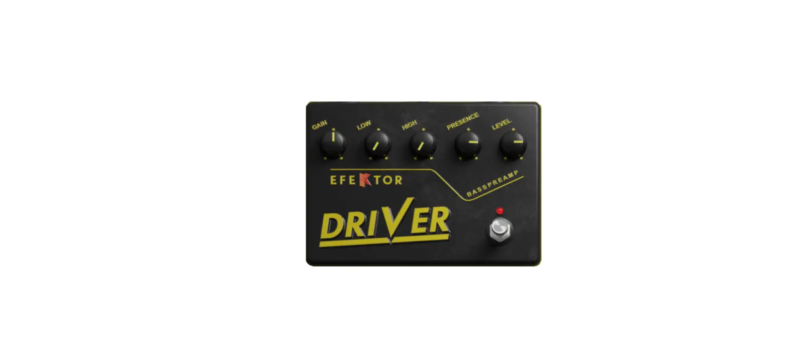 Kuassa Efektor Driver Bass Preamplifier Instructions