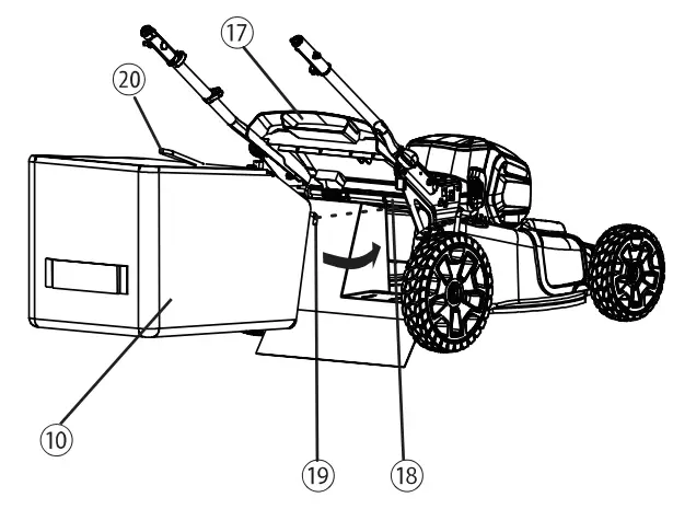 INSTALL THE GRASS CATCHER
