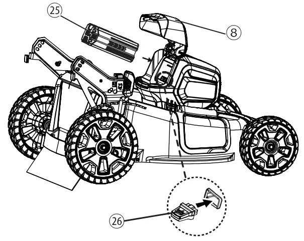 INSTALL THE BATTERY PACK