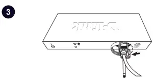 Attaching Power cord