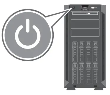 DELL T340 EMC PowerEdge -- the system