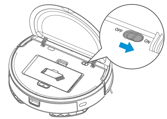 SAMSUNG R05R5050WK Series Powerbot Essential with 2-In-1 Vacuum Cleaning & Mopping Appliance Charging 1