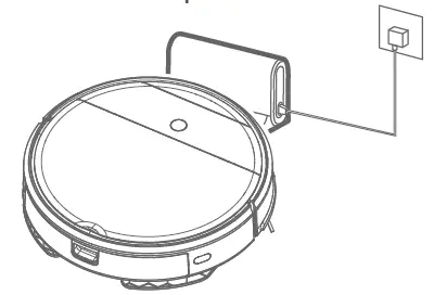 SAMSUNG R05R5050WK Series Powerbot Essential with 2-In-1 Vacuum Cleaning & Mopping Appliance Charging 2