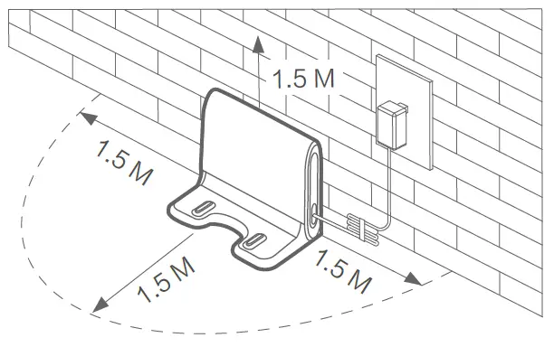 SAMSUNG R05R5050WK Series Powerbot Essential with 2-In-1 Vacuum Cleaning & Mopping Appliance Charging