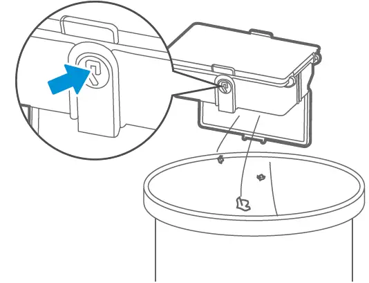 SAMSUNG R05R5050WK Series Powerbot Essential with 2-In-1 Vacuum Cleaning & Mopping cleaning of dust bin 2