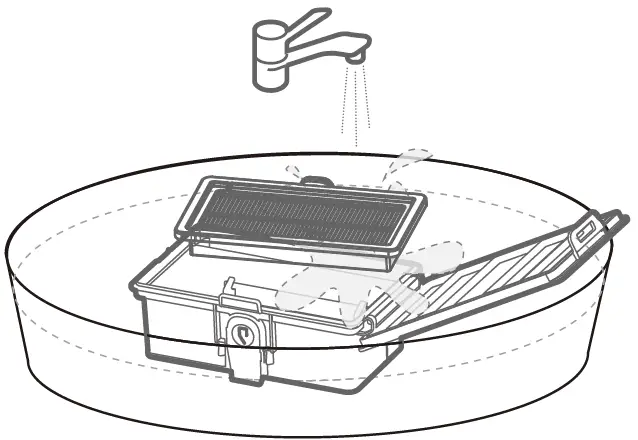 SAMSUNG R05R5050WK Series Powerbot Essential with 2-In-1 Vacuum Cleaning & Mopping cleaning of dust bin 4