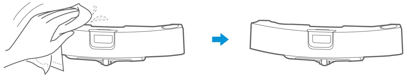 SAMSUNG R05R5050WK Series Powerbot Essential with 2-In-1 Vacuum Cleaning & Mopping cleaning of water tank 3