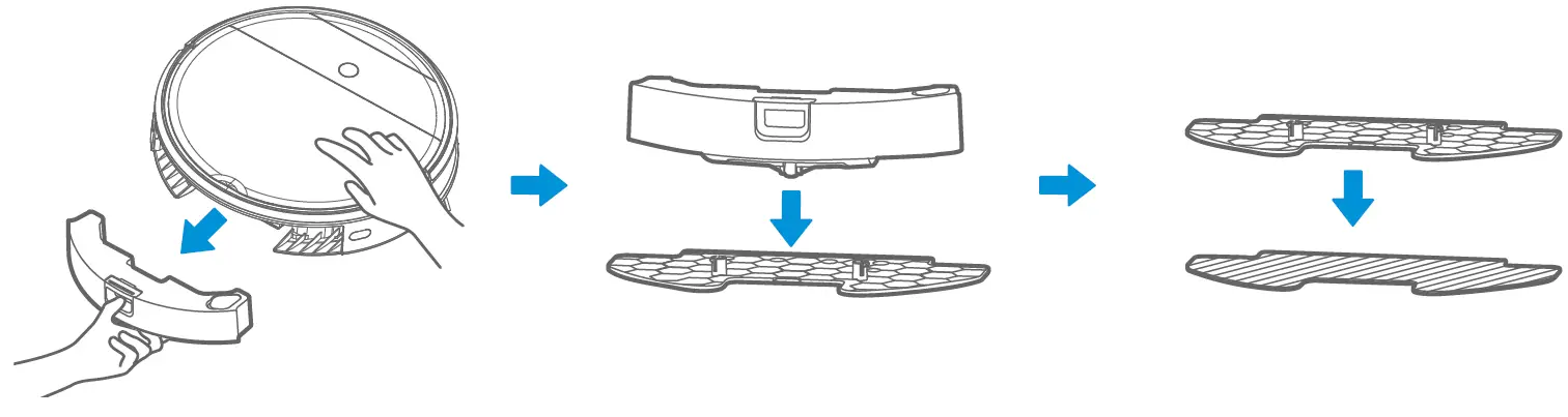 SAMSUNG R05R5050WK Series Powerbot Essential with 2-In-1 Vacuum Cleaning & Mopping cleaning of water tank