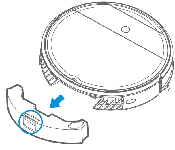 SAMSUNG R05R5050WK Series Powerbot Essential with 2-In-1 Vacuum Cleaning & Mopping operation 6