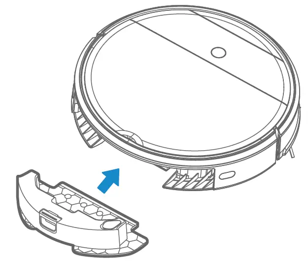 SAMSUNG R05R5050WK Series Powerbot Essential with 2-In-1 Vacuum Cleaning & Mopping operation 9