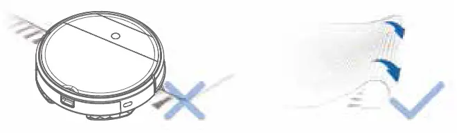 SAMSUNG R05R5050WK Series Powerbot Essential with 2-In-1 Vacuum Cleaning & Mopping operation