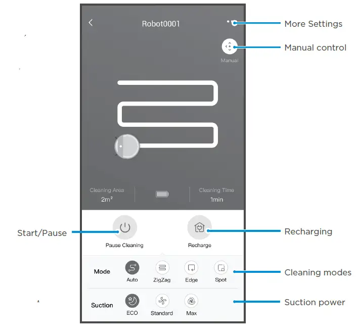 SAMSUNG R05R5050WK Series Powerbot Essential with 2-In-1 Vacuum Cleaning & Mopping step 4