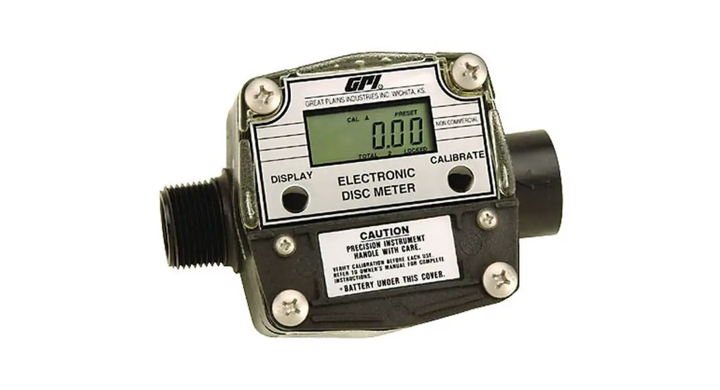 Gpi Fm-300h Electronic Disc Meter Owner's Manual Gpi Fm-300h Electronic Disc Meter Owner's Manual