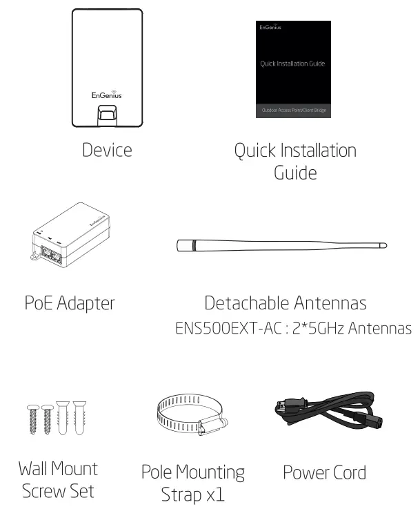 EnGenius ENS500-AC 5 GHz Outdoor 11ac Wave 2 Wireless - figure 1