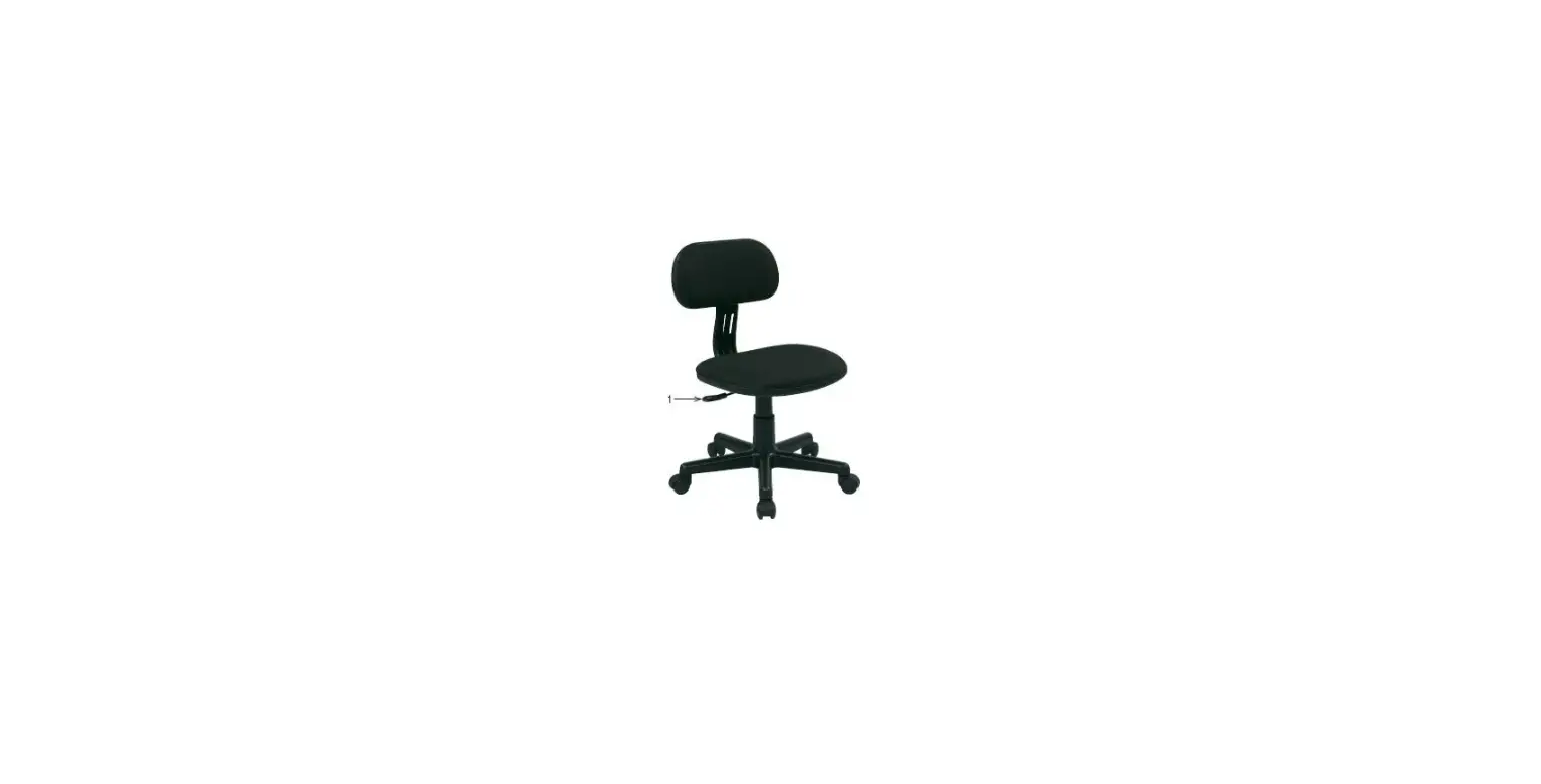 Office Star 499 Pneumatic Task Chair Operating Instructions Manual