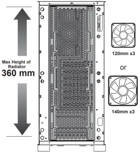 AZZA ECLIPSE 440 Mid Tower Gaming Case - Installation6