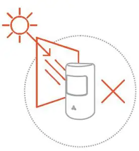 Time2 Motion & Door + Window Sensor-Avoid mounting