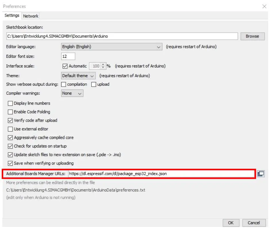 JOY-iT NODEMCU ESP32 Microcontroller Development Board - You can divide multiple URLs with a comma