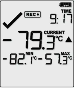 LogTag UTREL3016 Temperature Data Logger - device before starting1