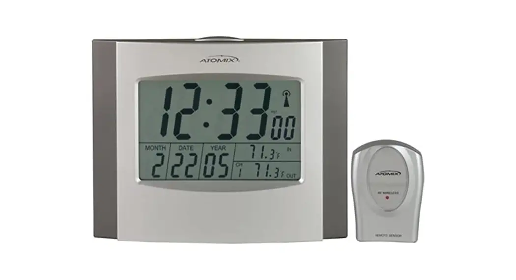 Acurite 00562 Atomix Atomic Clock User Manual