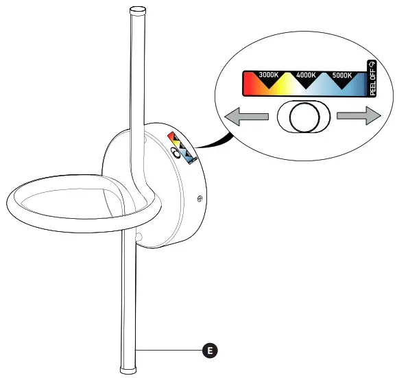 artika SCO SWC Swirl Mini 1 Light Chrome LED Wall Scone- TUNABLE WHITE TECHNOLOGY