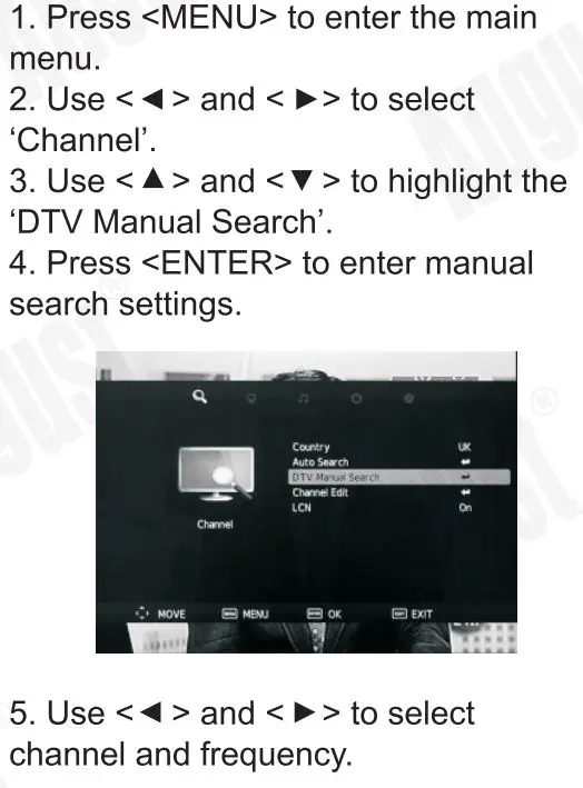 August DA100D 10.1 Inch HD Digital Analogue TV and Multimedia Player User Manual - DTV Manual Search