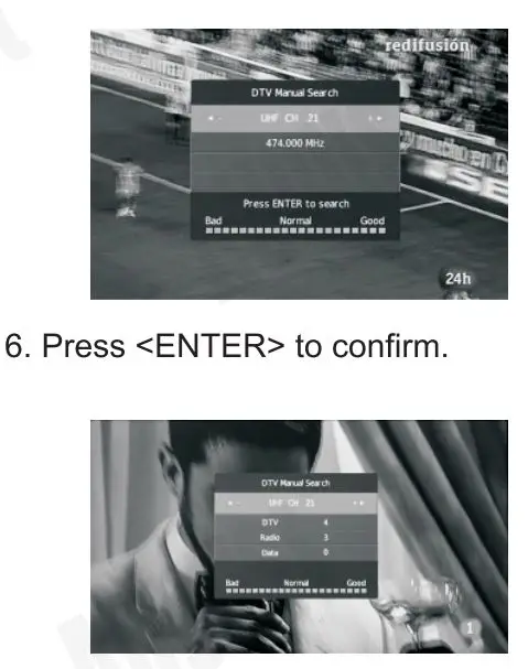 August DA100D 10.1 Inch HD Digital Analogue TV and Multimedia Player User Manual - DTV Manual Search