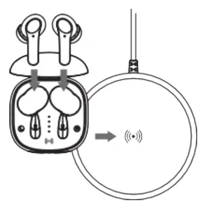 ILVE IAEBTNQ102 Truly Wireless Noise Canceling Earbuds - function button 3