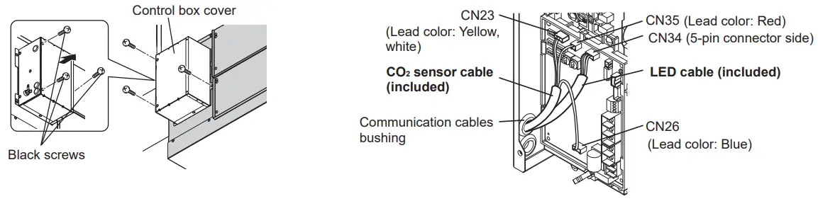 MITSUBISHI ELECTRIC PZ 70CSW E Lossnay CO2 Sensor Wall Mounted Type - board