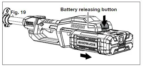 SUNJOE iON100V-10PS-CT Cordless Pole Chain Saw fig-21
