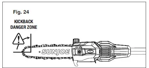 SUNJOE iON100V-10PS-CT Cordless Pole Chain Saw fig-27