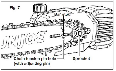 SUNJOE iON100V-10PS-CT Cordless Pole Chain Saw fig-8