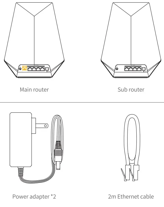 ELFKS ELF1 AX6000 Tri Band Wi-Fi 6 Mesh System - list