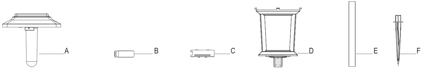 HAMPTON BAY 93192 Solar LED Path Light