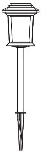 HAMPTON BAY 93192 Solar LED Path Light